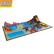 Grande Parque De Diversões Inflável Da Terra Do Parque Da Água