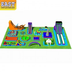 Parque De Diversões Inflável Parque De Diversões Inflável