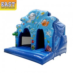 Castelo Bouncy Comercial Com Tobogã