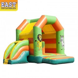 Tobogã Bouncy Inflável Da Selva Tobogã Bouncy Inflável Da Selva