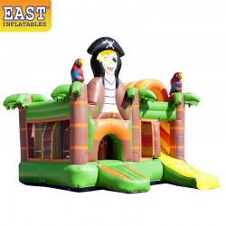 Castelo Insuflável Pirata Com Slide Castelo Insuflável Pirata Com Slide
