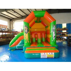 Tobogã Bouncy Inflável Da Selva